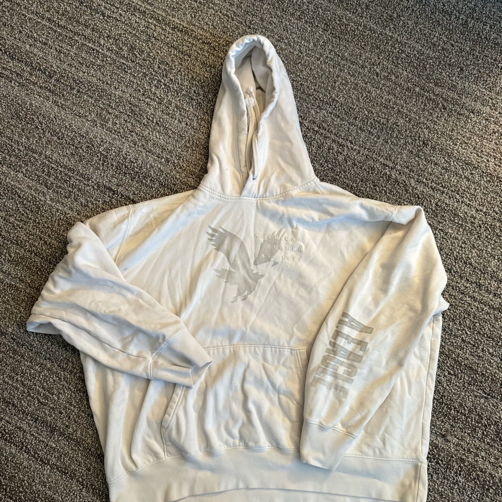 American Eagle Outfitters White Cozy Sweater